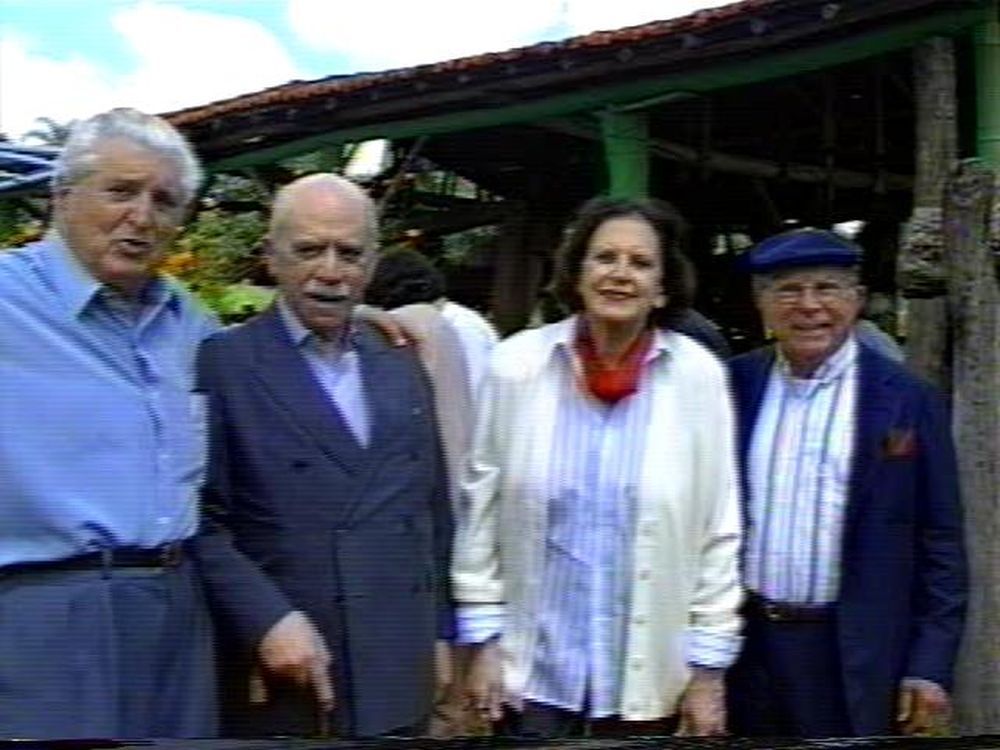 Foto - Visita da Academia Paulista de Letras em Botucatu em 2001