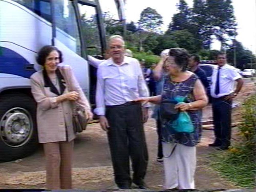 Foto - Visita da Academia Paulista de Letras em Botucatu em 2001