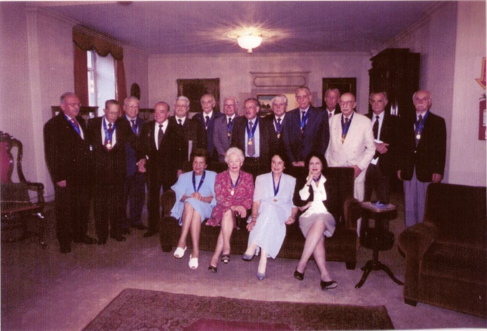 Foto - Visita da Academia Paulista de Letras em Botucatu em 2001