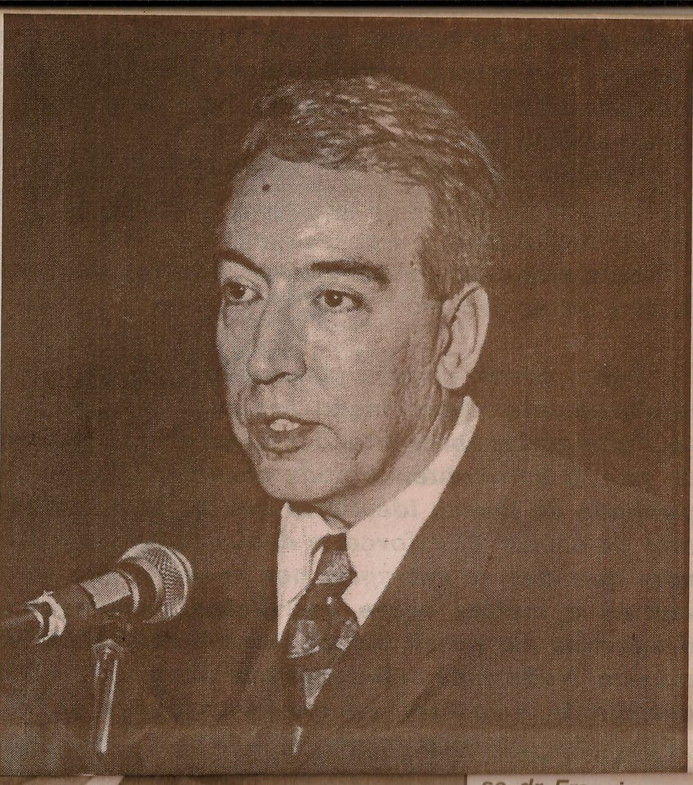 Foto - Visita da Academia Paulista de Letras em Botucatu em 2001