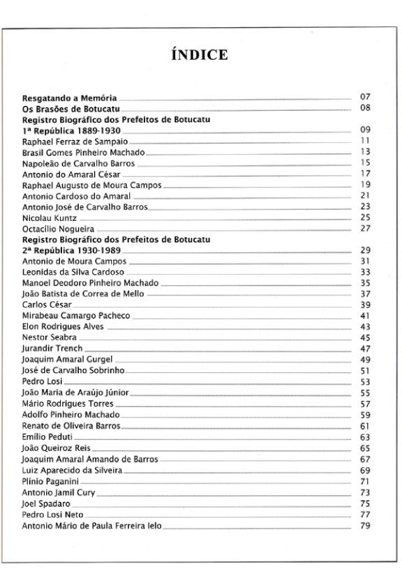 Foto - Registro biográfico dos prefeitos de Botucatu - Olavo Pinheiro Godoy