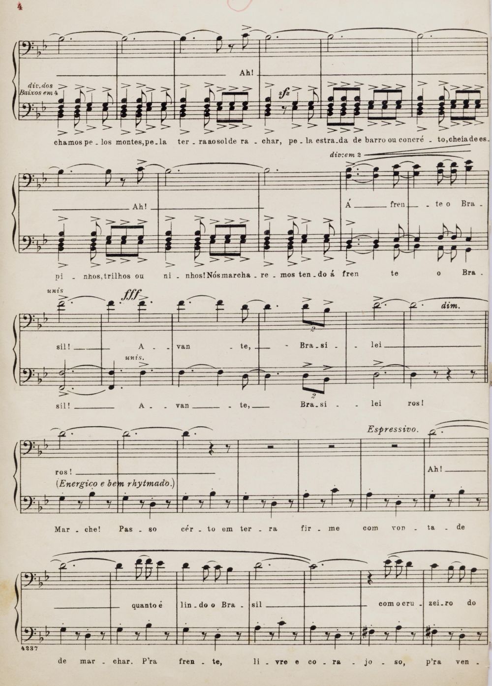 Foto - Espólio musical do Prof. Alfredo Franklin de Mattos
