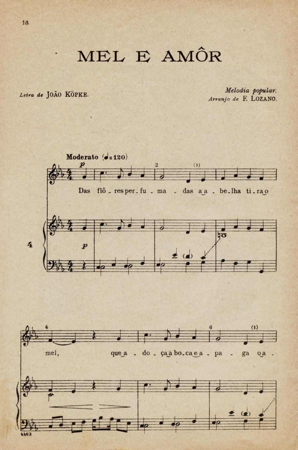 Foto - Espólio musical do Prof. Alfredo Franklin de Mattos
