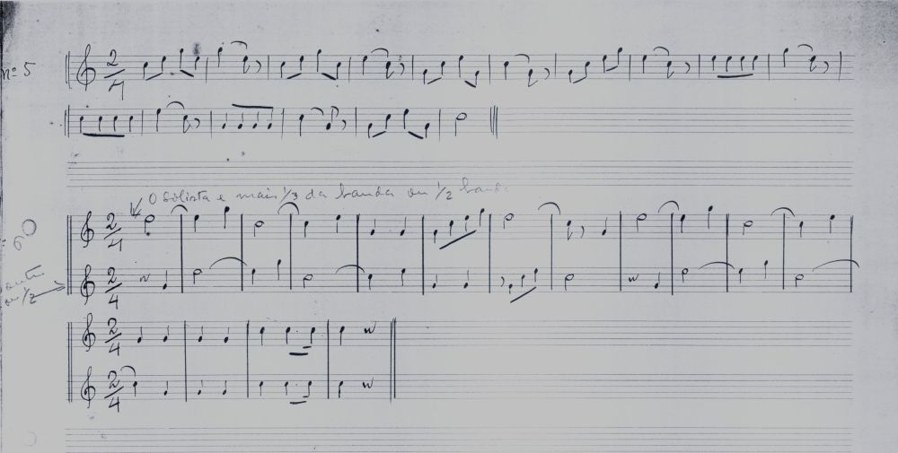 Foto - Espólio musical do Prof. Alfredo Franklin de Mattos
