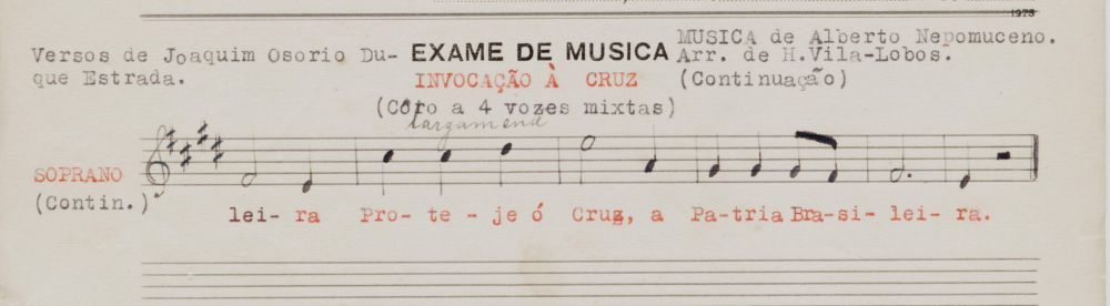 Foto - Espólio musical do Prof. Alfredo Franklin de Mattos
