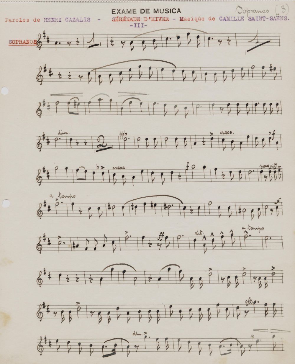 Foto - Espólio musical do Prof. Alfredo Franklin de Mattos
